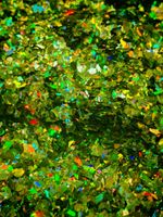 Хлопья - слюда 88812 - Лесной янтарь голографик - для литья изделий и творчества