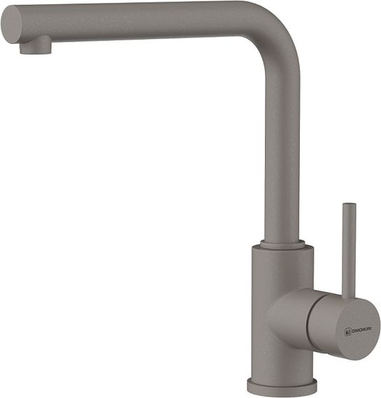 Смеситель Omoikiri Nakagawa-GR-P латунь/leningrad grey