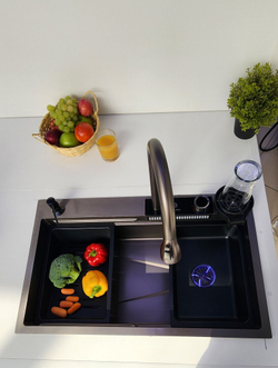 Многофункциональная кухонная мойка из нержавеющей стали BZ9954JS цвета Золотой