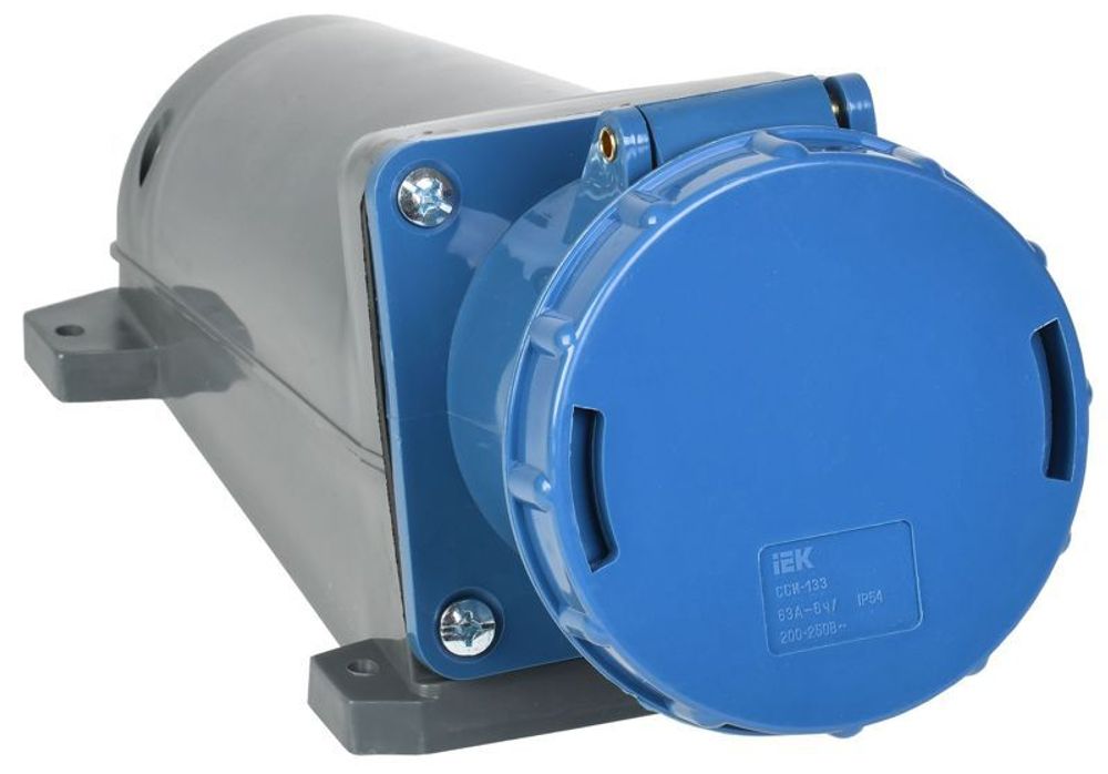 Розетка ОП 63А 220В 2P+PE ССИ-133 IP54 IEK PSR11-063-3 Розетка ОП 63А 220В 2P+PE ССИ-133 IP54 IEK PSR11-063-3