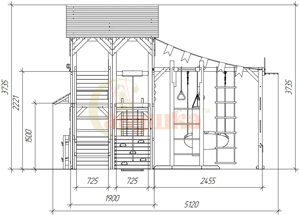 Детский игровой домик Савушка PlayHouse-2