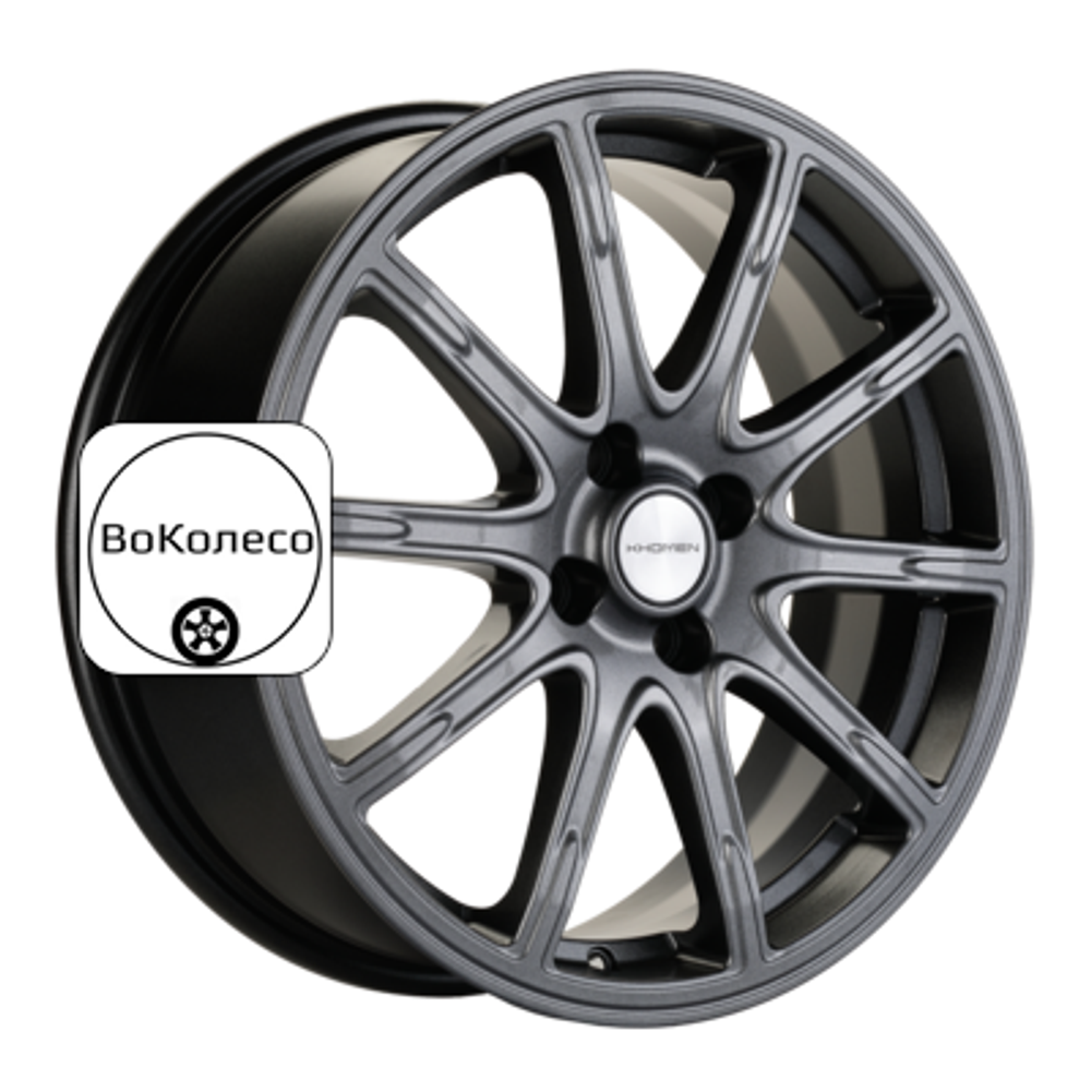 6,5x17/4x100 ET43 D60,1 KHW1707 (Lada Vesta Cross) Gray Khomen Wheels