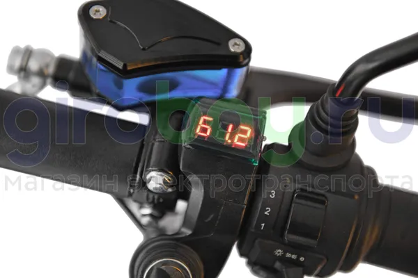 Электроскутер WHITE SIBERIA PRO BLACK EDITION 5000W (60V/40Ah) фото №14