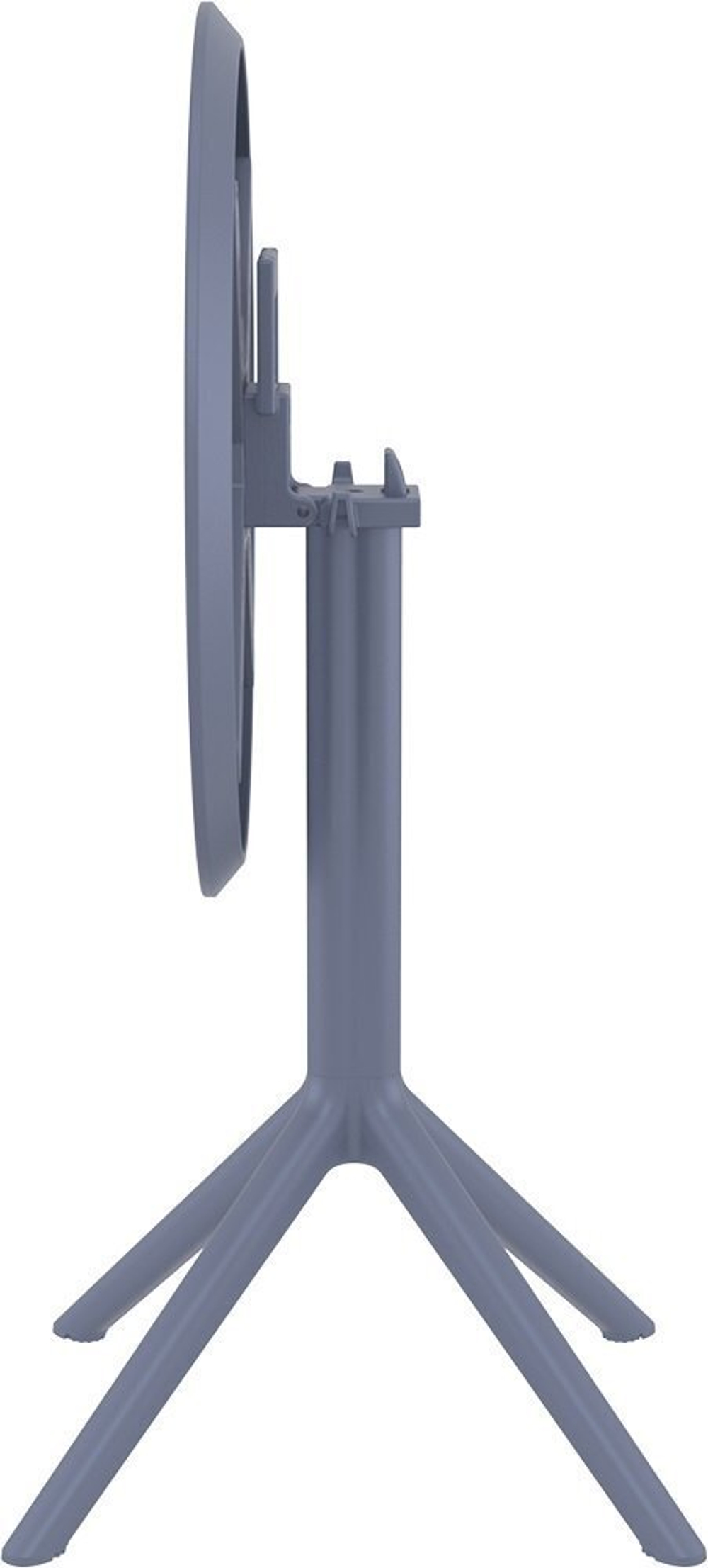 Комплект пластиковой мебели Siesta Contract Sky Folding 60 Pro, темно-серый