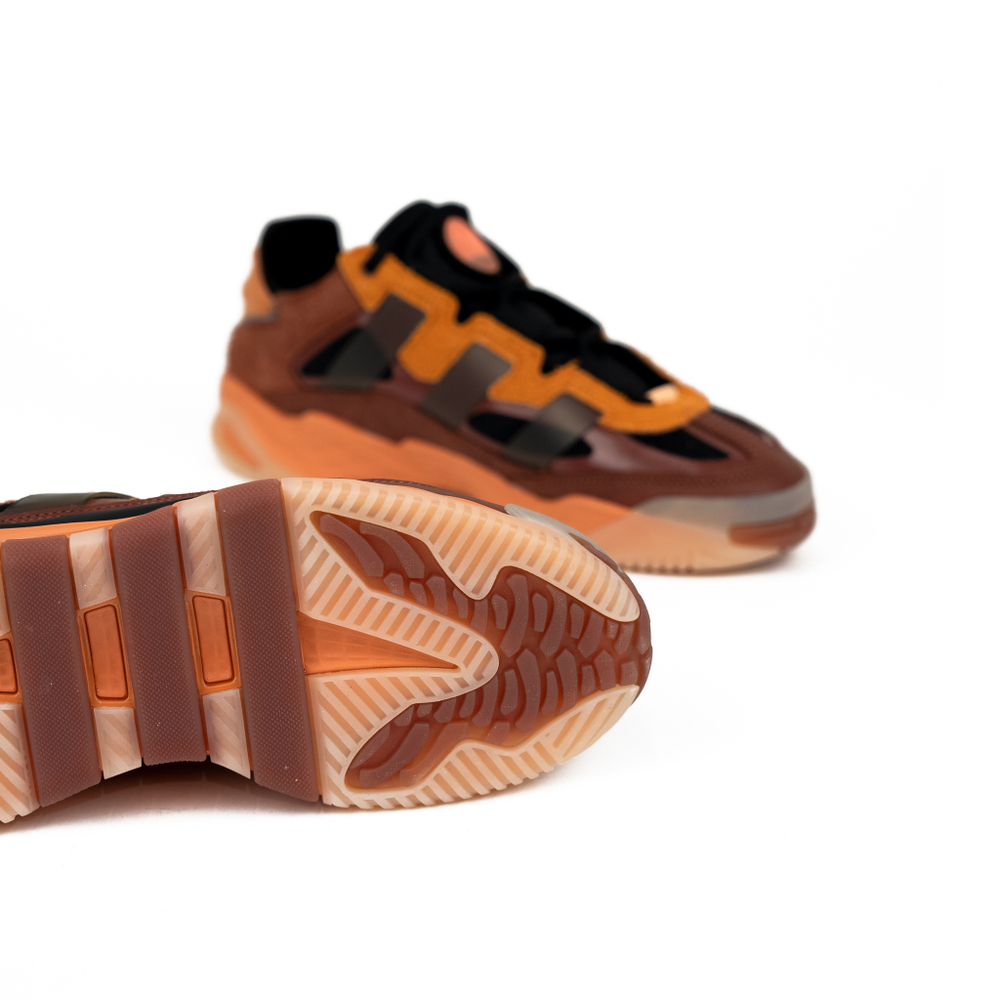 Кроссовки Adidas Niteball "Black Acid Orange"