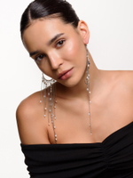 Серьги "Pearl fantastic kongo" Silver