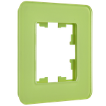 BRITE Рамка 1-местная РУ-1-2-Бр стекло эко грин RE IEK