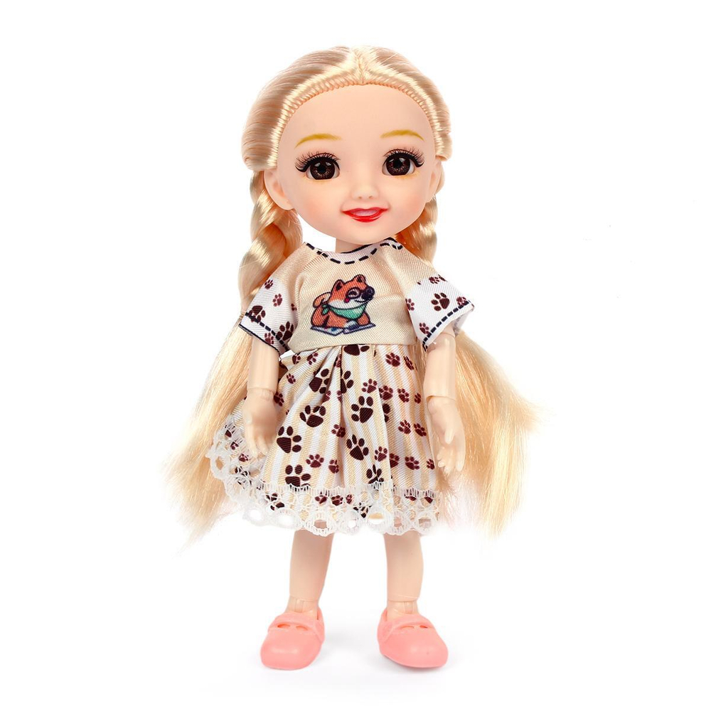 Кукла классическая 15см, пакет YL807-61A