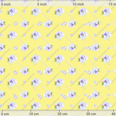 Виола на желтом фоне by Mariyaer 625 DPI