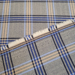 Ткань Костюмная 3469 серая голубая