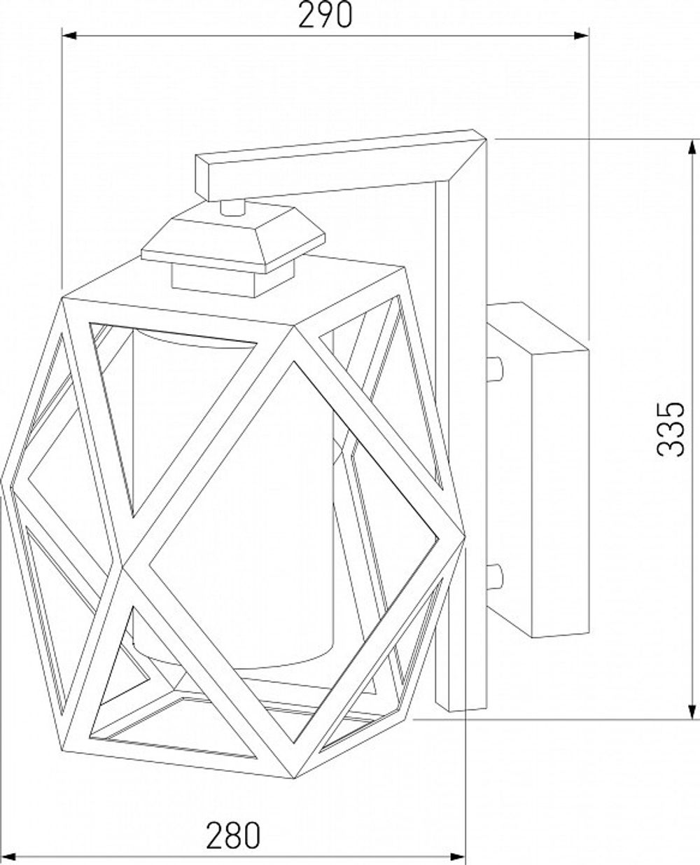 Светильник на штанге Elektrostandard Ambra a056232