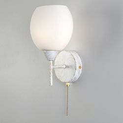 Citilux Флорида CL148310 Бра с выключателем Белое с патиной