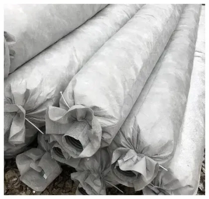 Дренажные трубы с наполнителем D160 для монтажа без щебня