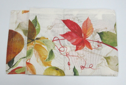 Скатерть 170х170 Tessitura Toscana Telerie Calvados Cream Италия фрагмент