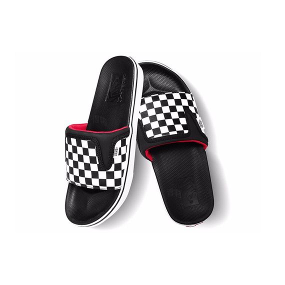 Vans UltraCush Slide-On 'Black White Checkerboard'