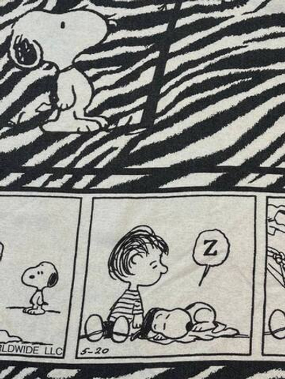 Купон шерсть с нейлоном 813 Ottotredici Annalisa Giuntini черно-белый с принтом "Snoopy"