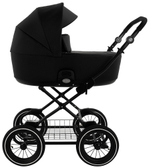 Детская коляска Roan Bass Next Classic Кожа d12 2 в 1 RCL300/1 Black