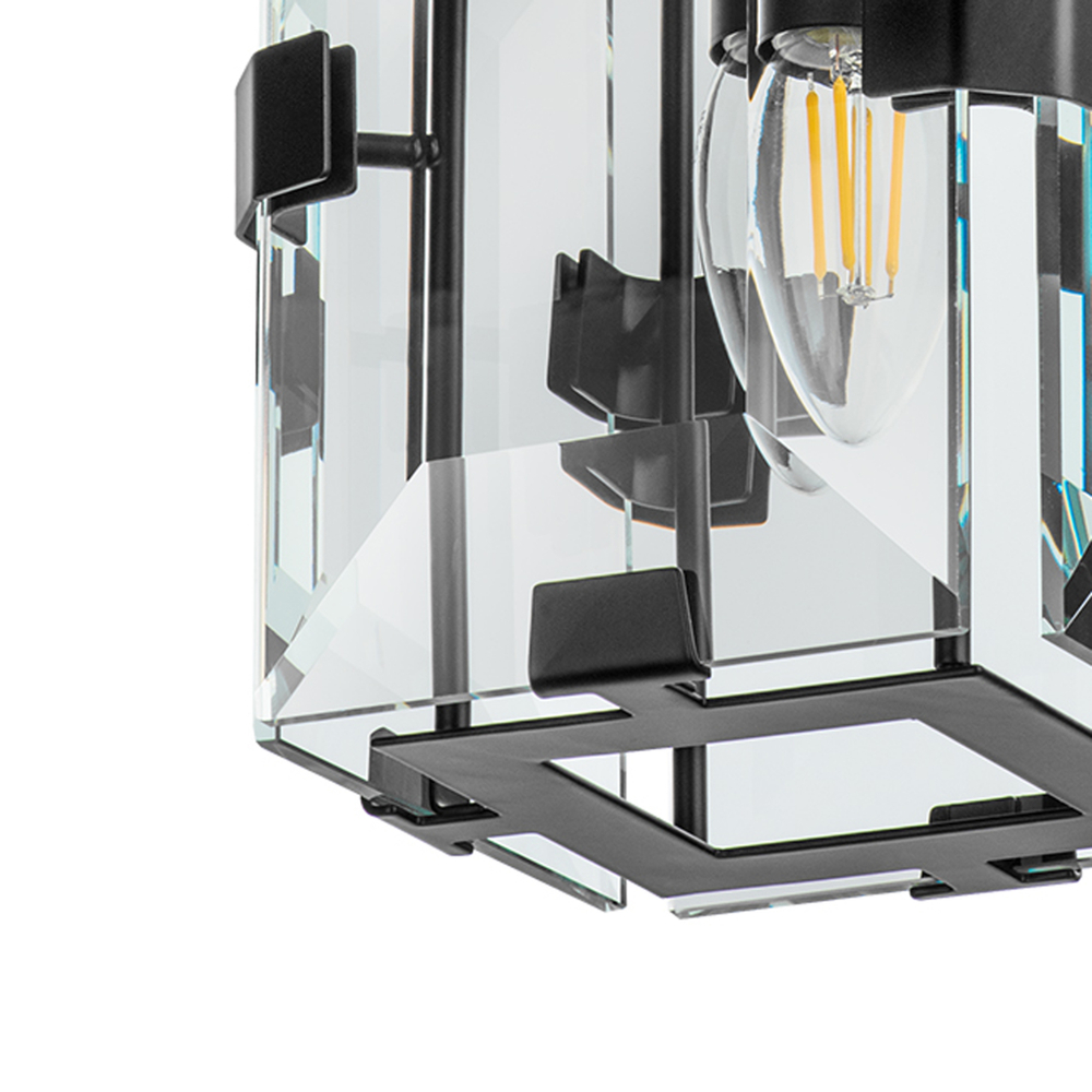 713217 Люстра NOVARA 1x40W E14 ЧЕРНЫЙ МАТОВЫЙ