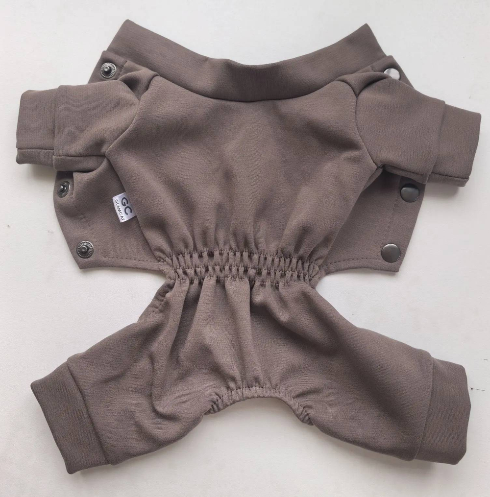 Комбинезон трикотажный (унисекс) коричневый