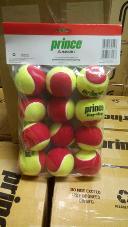 Теннисные мячи PRINCE RED EDITION STAGE 3 (12 balls)