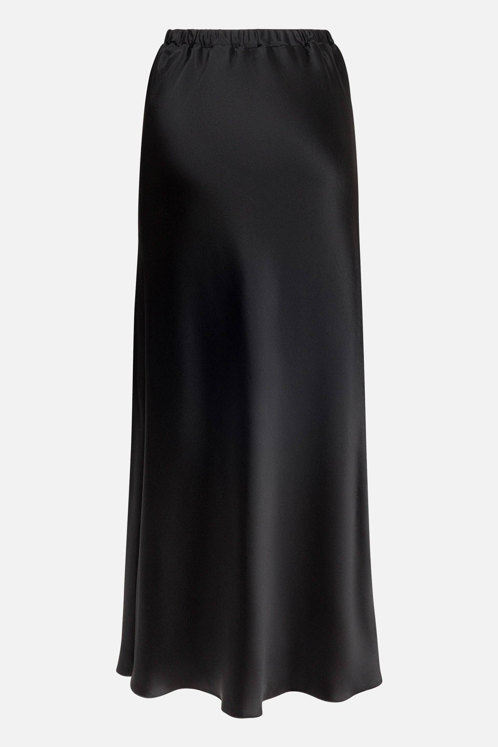 Юбка из атласа на резинке