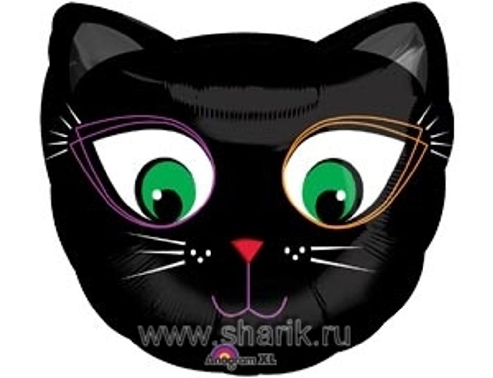 А ФИГУРА/S50 Кот черный голова