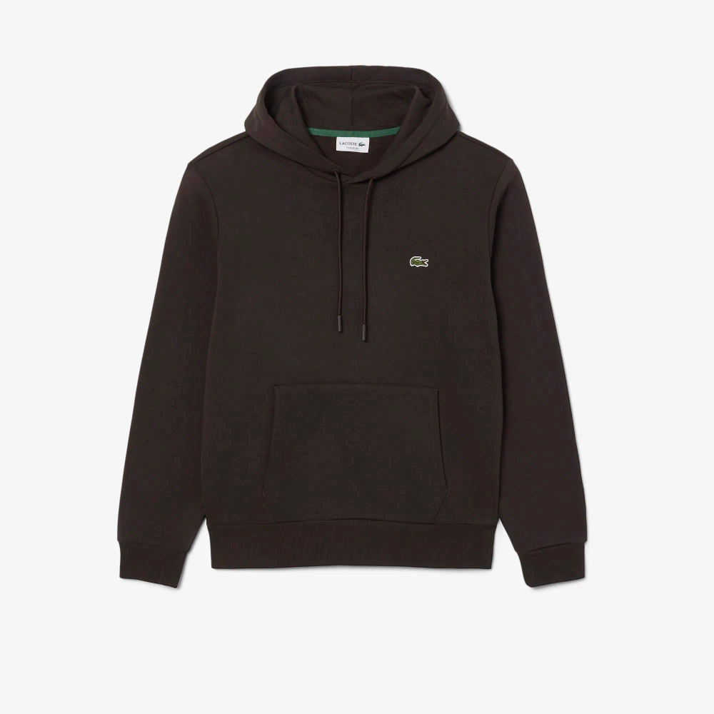 Худи Lacoste Fleece коричневое