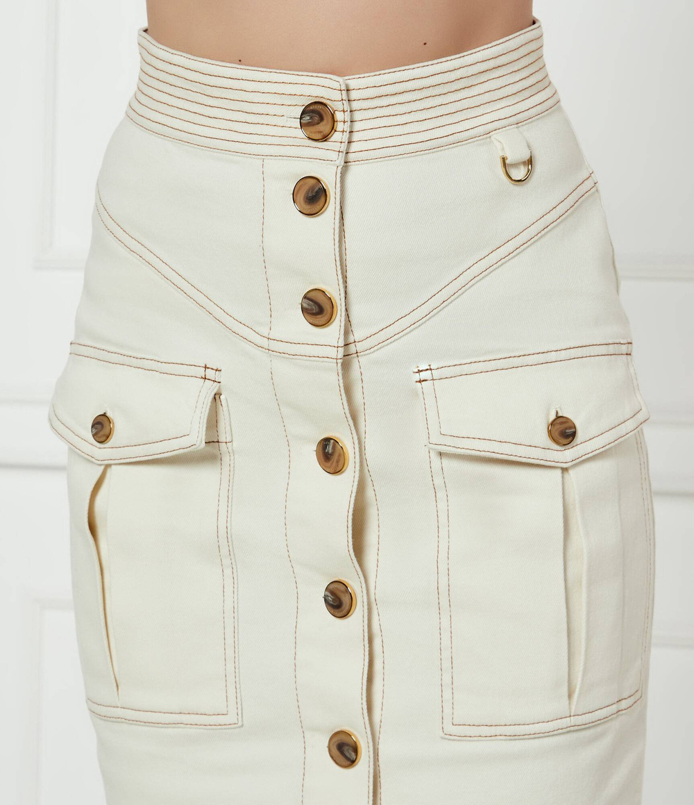 Юбка NAOMI Marciano Guess - экрю(5GGD08 7297A)