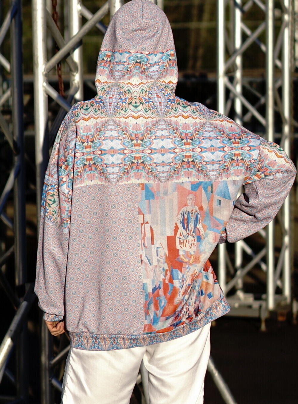 Худи "Филонов", по мотивам картины Павла Филонова «Формула петроградского пролетариата»