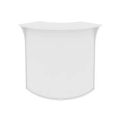 Riva Стойка угловая (радиусный элемент-ХДФ) А.РС-5 ХДФ Белый 950*950*1150