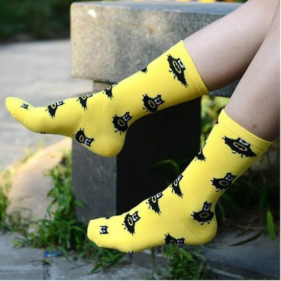 Носки DC COMICS "Бэтмен - летучая мышь", р-р 36-42  (желтый/аниме)