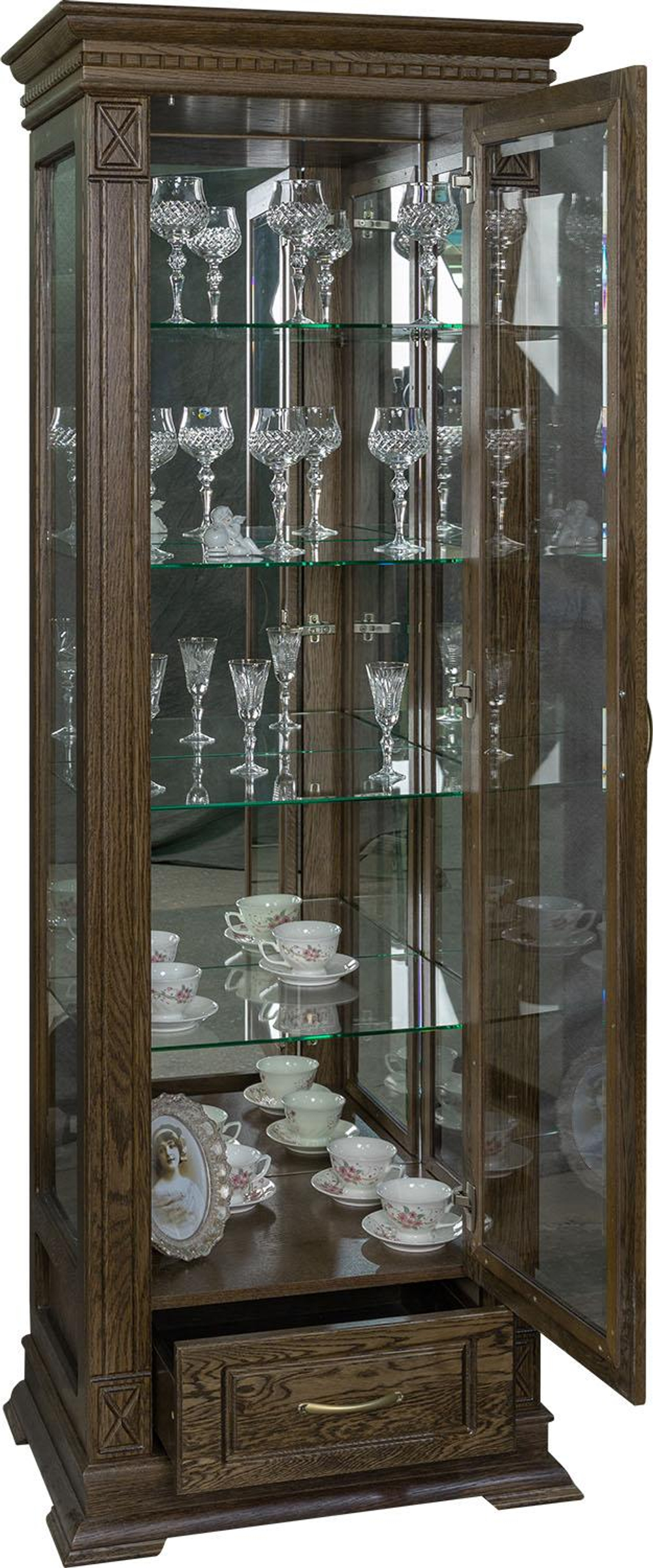 Шкаф-витрина «Верди Классик» П1.0487.0.11