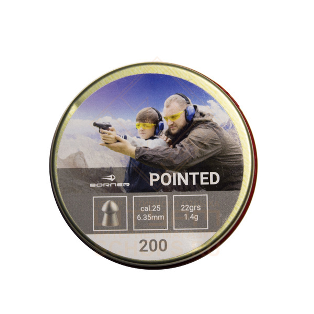 Пули Borner Pointed 6,35 мм 1.4 г (200 шт)