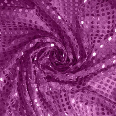 Трикотаж Пайетки, 61 гр/м2, 110 см, сиреневый