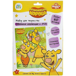 Аппликация из эва "Оранжевая корова" 17х23см в коробка 100шт (Мультиарт)