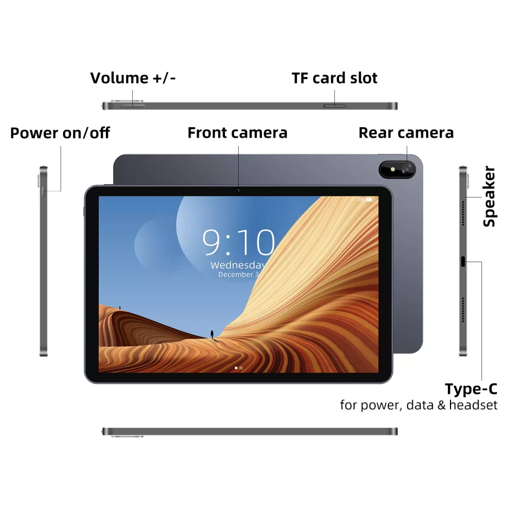 Chuwi HiPad Air 10.3" FHD/6GB/128GB/7000mAh/Android 11