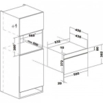 Встраиваемая микроволновая печь Korting KMI 830 GNBX