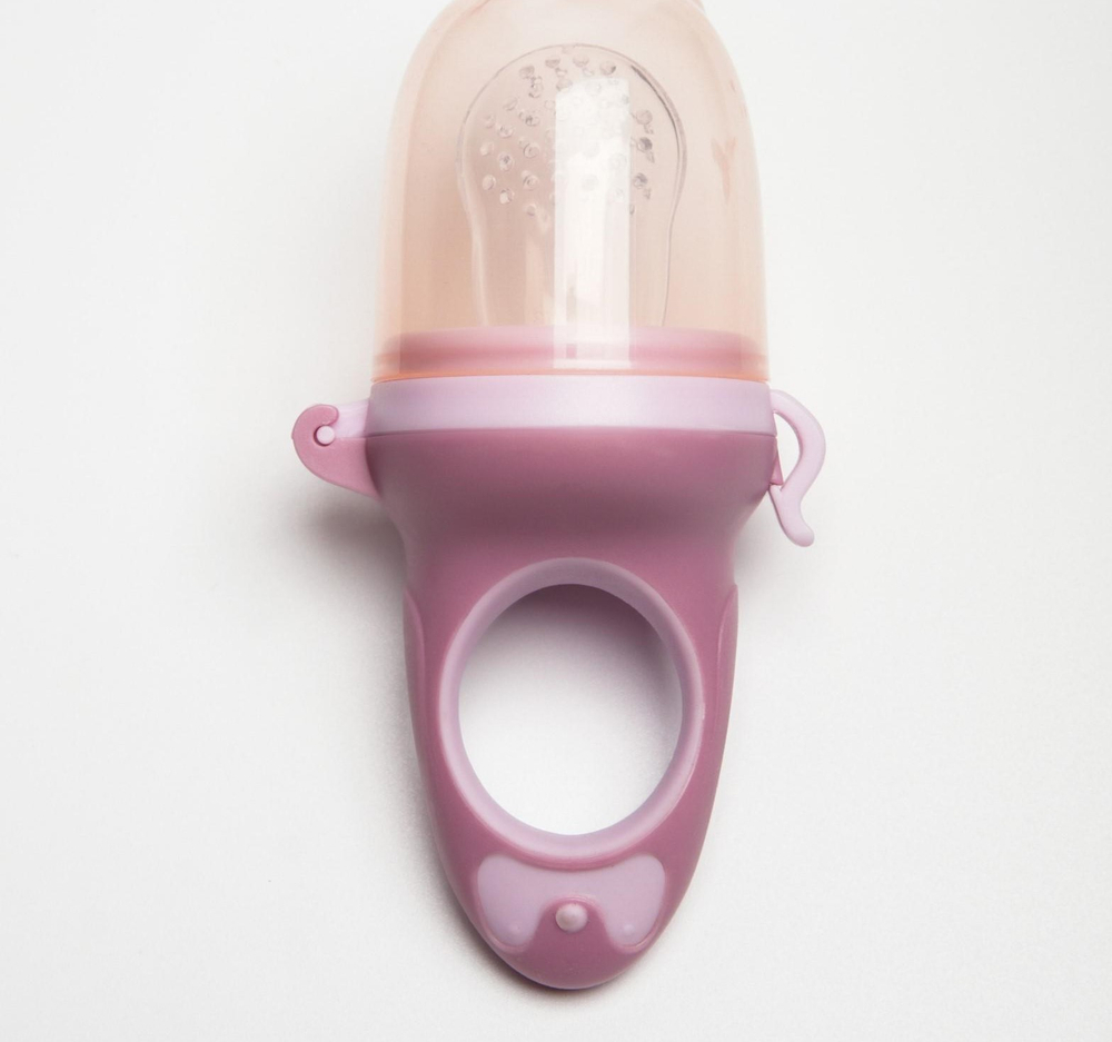 5231420 Ниблер с силиконовой сеточкой "Бантик", цвет МИКС