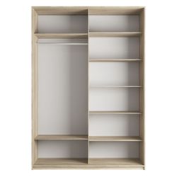 Шкаф-купе Прайм 2-дверный 1600 (Белый снег), МК Е1