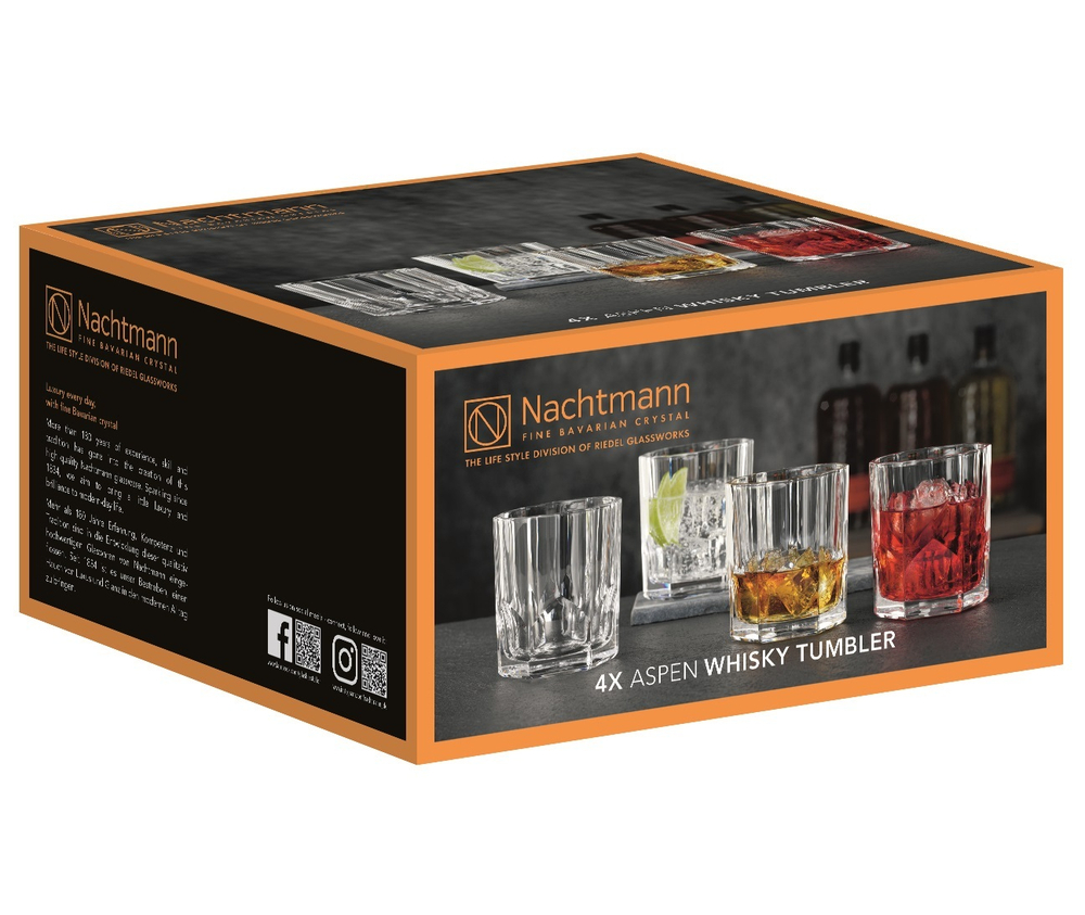 Набор из 4-х бокалов для виски Aspen Whisky 324 мл Nachtmann