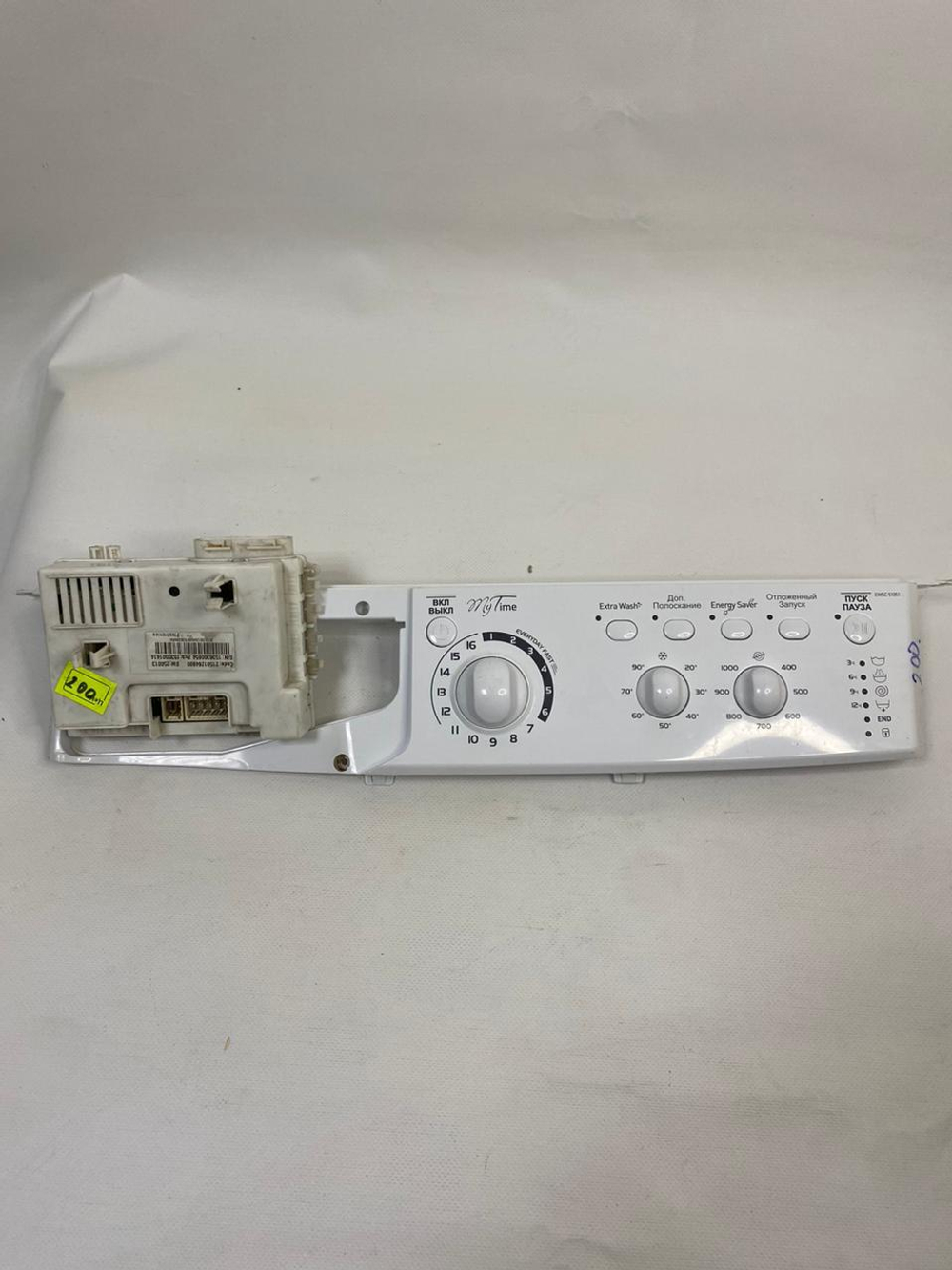 200 Электронный модуль+панель индикации для стиральной машины Indesit EWSC 51051 б/у