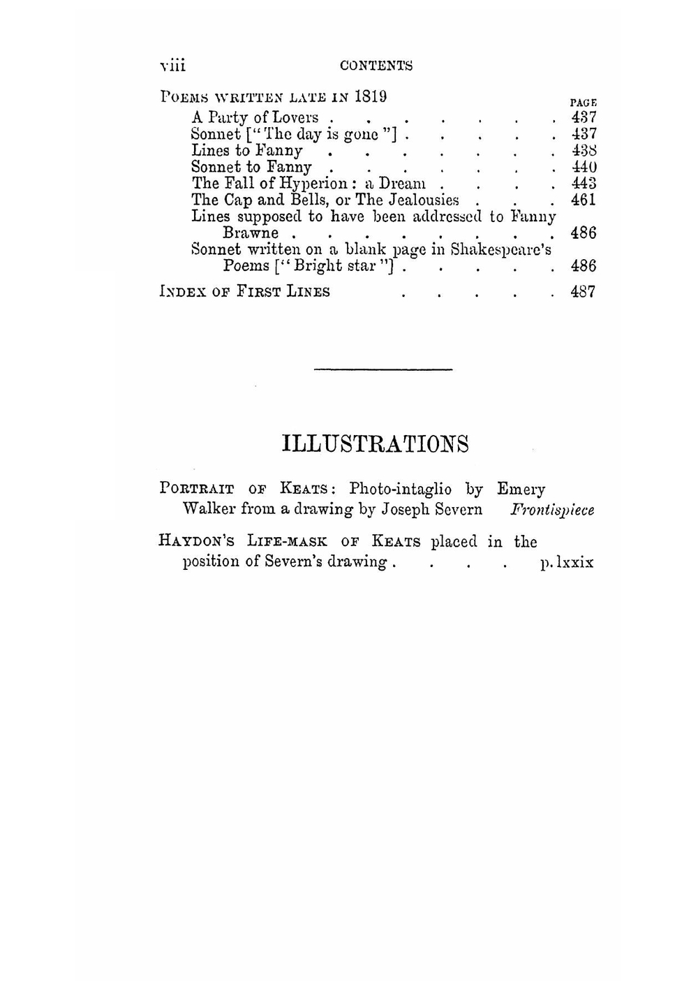 The complete poetical works of John Keats | Keats John