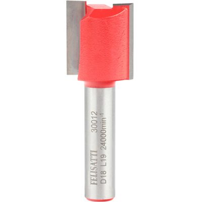Фреза пазовая прямая FELISATTI 18х19мм хвостовик 8мм   30012