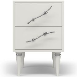 Тумба Арт Колор matte Классик Сильвер Белый опал матовый