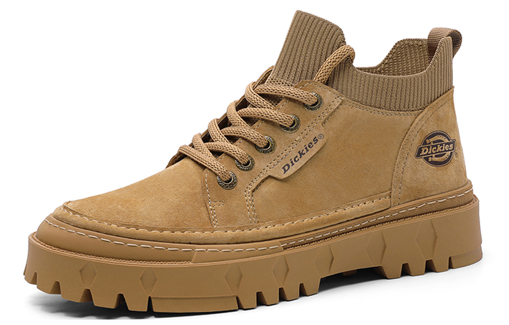 Dickies 9cm Combat Boots Men"s Light Brown