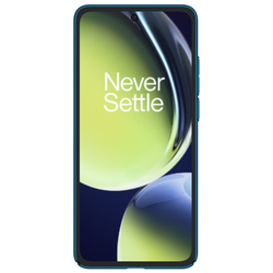 Тонкий жесткий чехол синего цвета (Peacock Blue) от Nillkin для OnePlus Nord CE3 5G, серия Super Frosted Shield