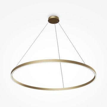 Подвесной светодиодный светильник 81W 2600К/3500К MOD058PL-L65BSK латунь Rim Maytoni