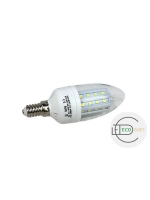 Светодиодная LED лампа C35 5W E14 тёпл 3шт