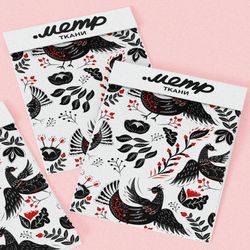 Ткань муслин русская жар-птица