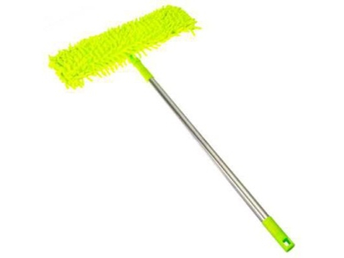 Швабра с насадкой из микрофибры, нержавеющая сталь, ручка телескоп 120см VETTA (20шт/кор)